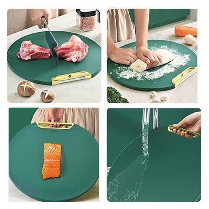 Talenan PE Anti Jamur / CUTTING BOARD PREMIUM Dapur Hijau Emerald Kualitas Premium Tebal