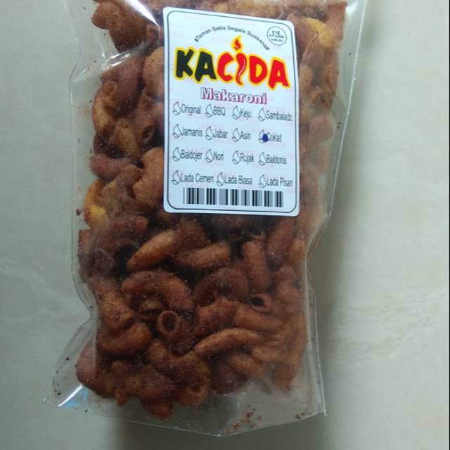 

Makaroni Kacida rasa cokelat