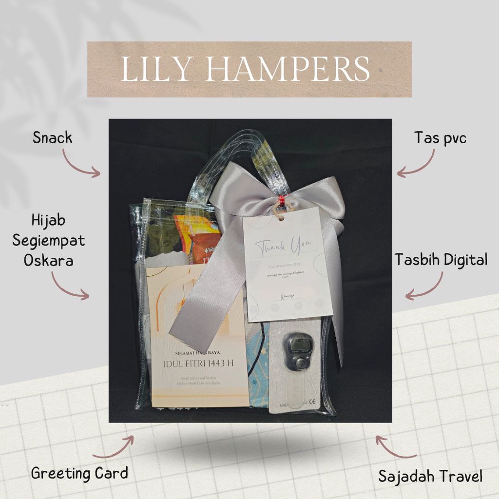 

Lily Hampers - Hampers Lebaran, Parcel Lebaran Murah, Kado Wisuda, Kado Ultah