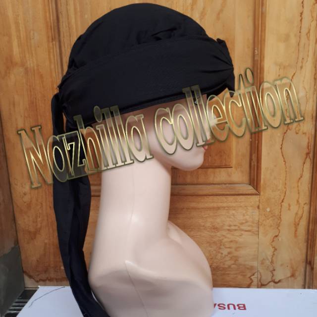 Peci blangkon / Iket jawara / totopong sunda hitam polos