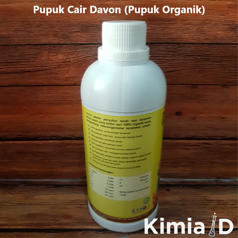 Pupuk Organik Davon - 500 ML - Pupuk Cair - Buah Tanaman Hias - Buah - Sayuran