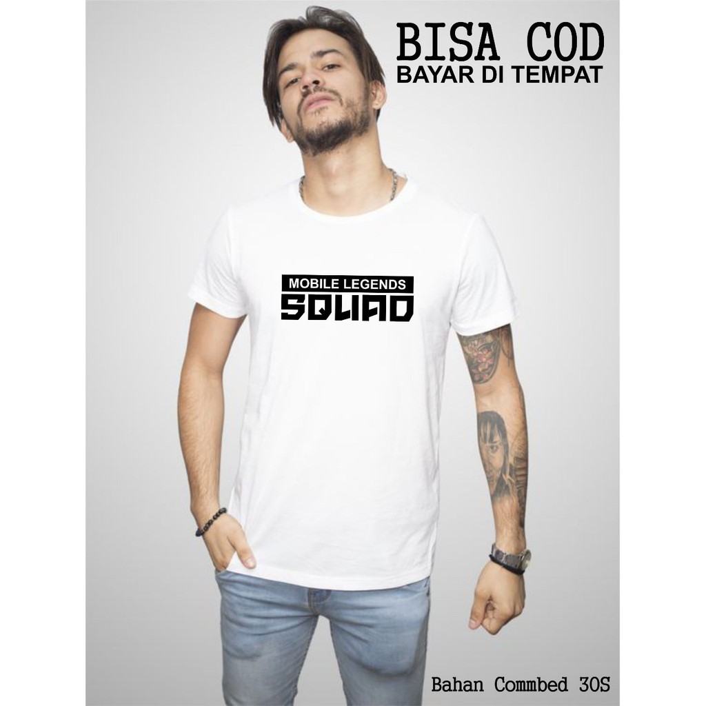 Kaos Distro T-Shirt ML squad