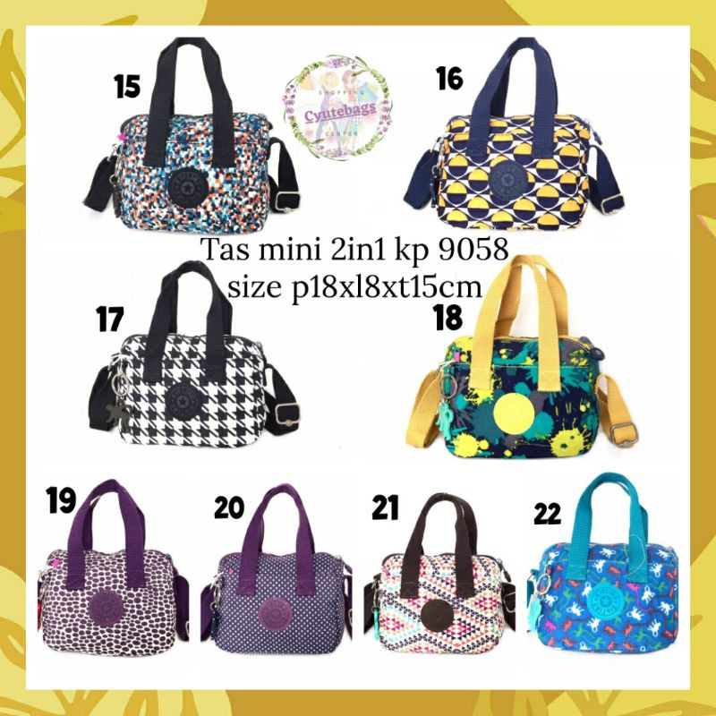 Tas tenteng selempang mini Kp Super 9058 import best seller