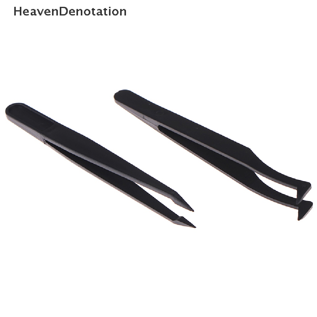 [HeavenDenotation] Curved Straight Tip Forceps Diamond Painting Tweezers Plastic Picking Tweezers