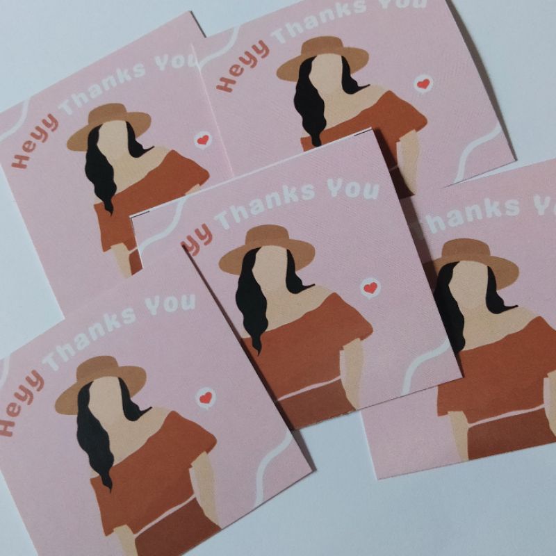 

READY STOCK E thanks you card olshop BY Gioshi.Store