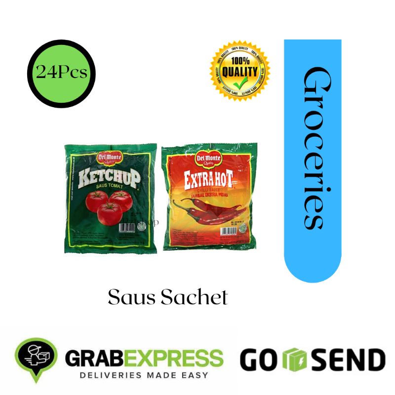 Saus Tomat Sachet Delmonte - saus chili Delmonte Sachet