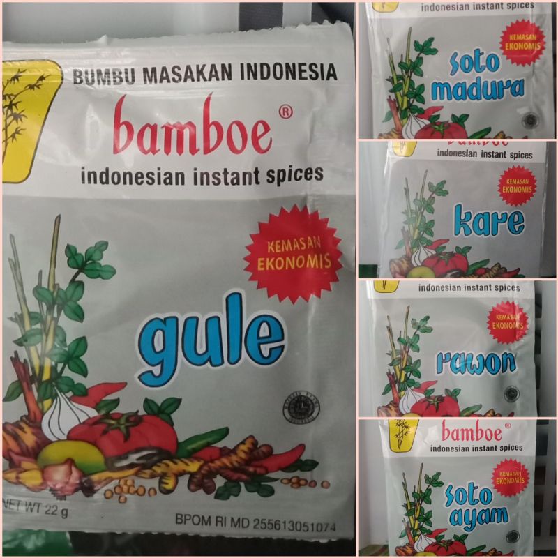 

Bumbu Instan Bamboe kemasan 27g