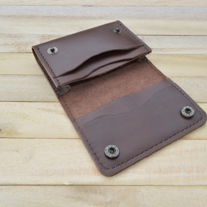 Dompet kartu muat banyak unik dan simpel kulit sapi asli