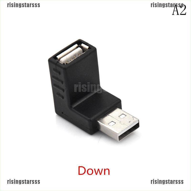 Rsid span-new Adapter Konektor Extension USB 2.0 Male Ke Female Bentuk L
