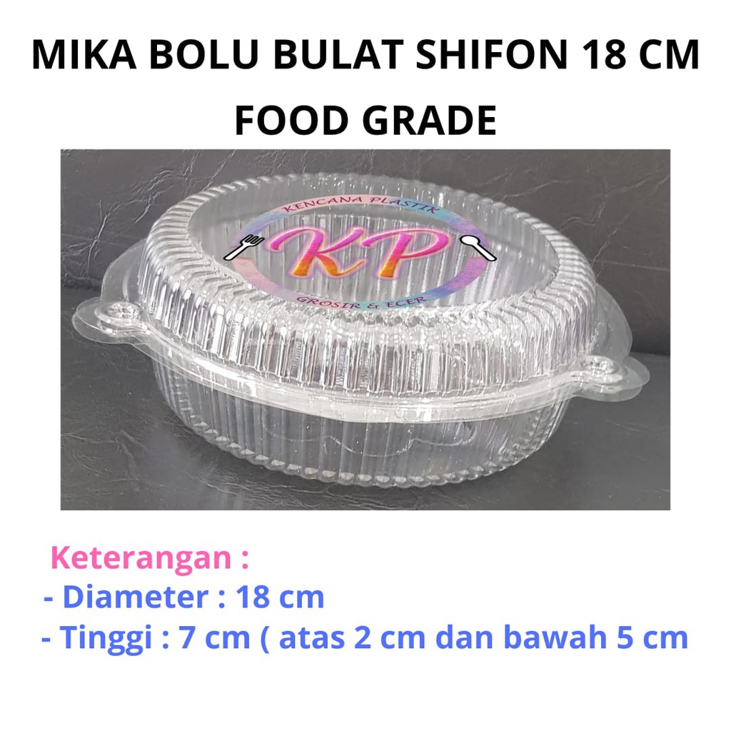 10 Pcs Mika Bolu Bulat / Mika Chiffon Shifon Sifon / Mika Bening Plastik
