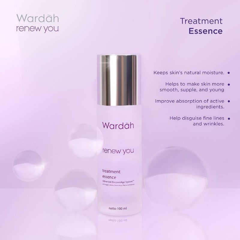 Wardah Renewyou Treatment Essence || Essence Anti Aging || Anti Aging