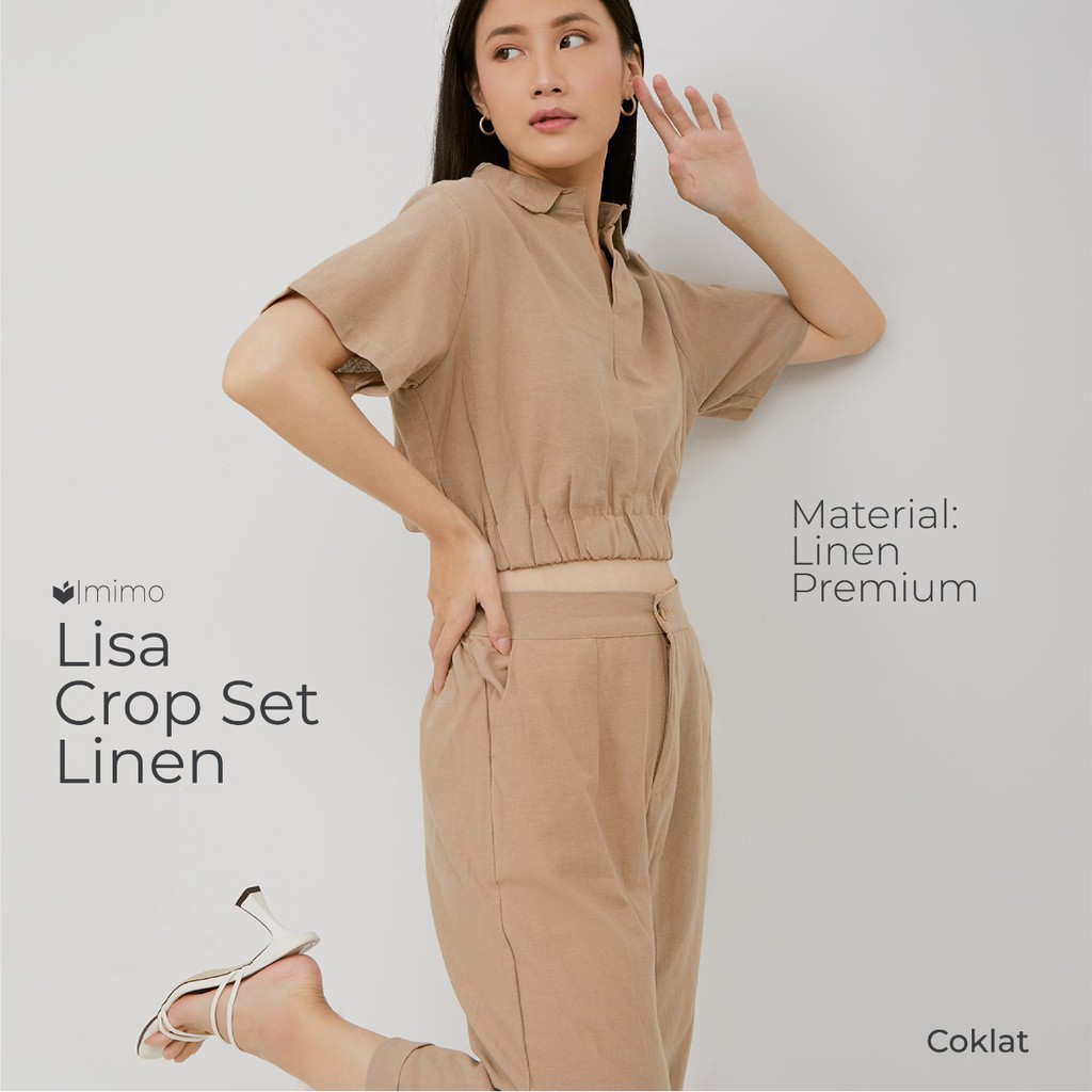 Lisa Crop Set Linen