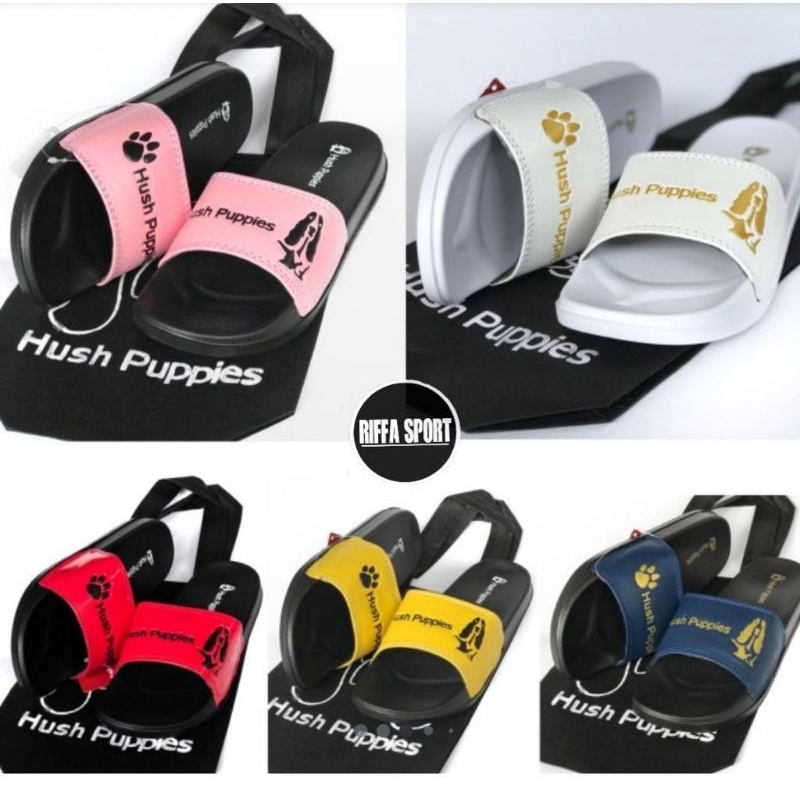 terbaru dan termurah sandal slide on hush puppies | sandal slop sandal pria wanita