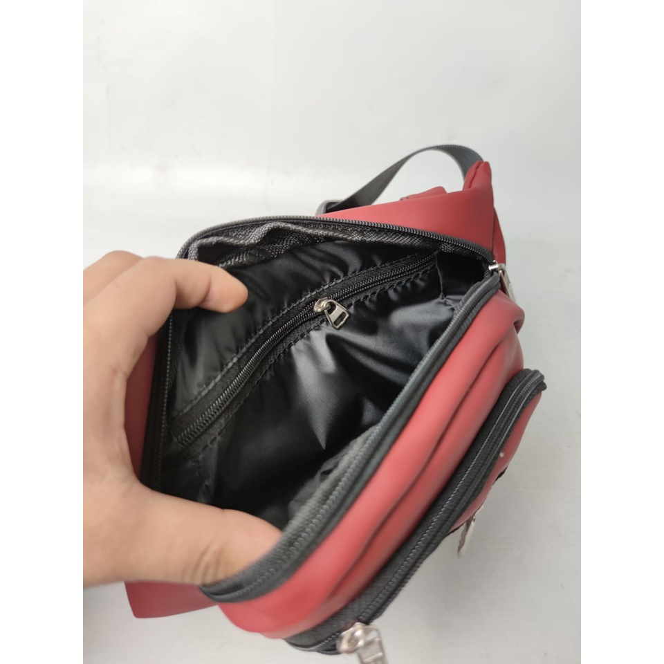 Tas Pinggang Anti Air Original Polo Prostar Terbaru Bahan Tebal Tas Pria Wanita Tas Selempang Waistbag Waterproof