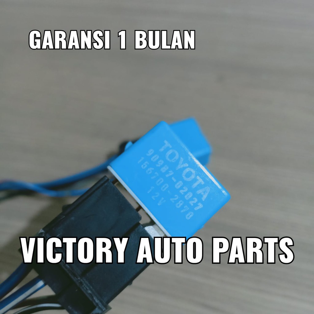 Relay ac biru 12v k4 denso toyota daihatsu mistubishi FREE KABEL SOKET ORI COPOTAN