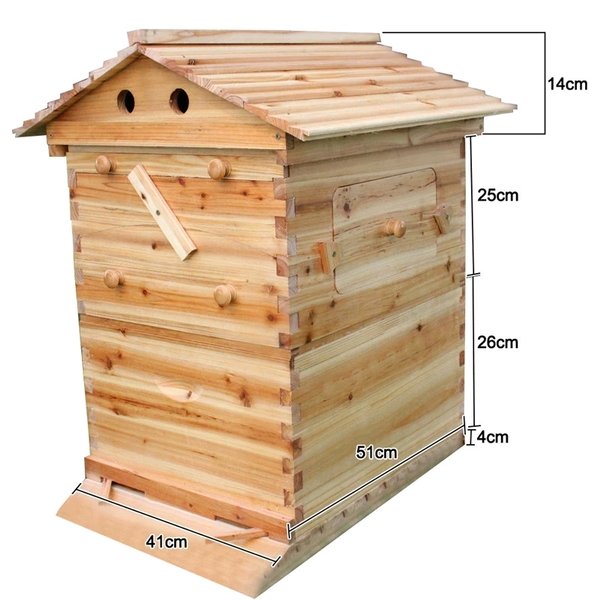 

Flow hive bee honey promo isi 7 frame set dan rumah kayu
