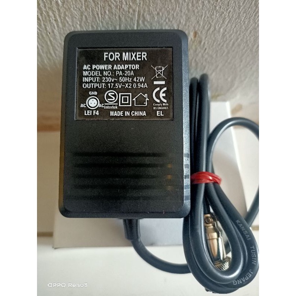 adaptor mixer Ashley 4pin for mixer Ashley premium-6 berkualitas bagus