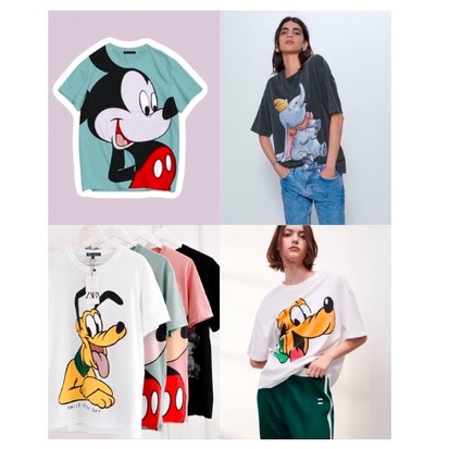 ZARA DISNEY CHARACTER | T-SHIRT ZARA | KAOS ZARA