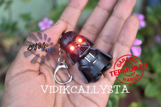 Star wars keychain Darth Vader Led Gantungan Kunci