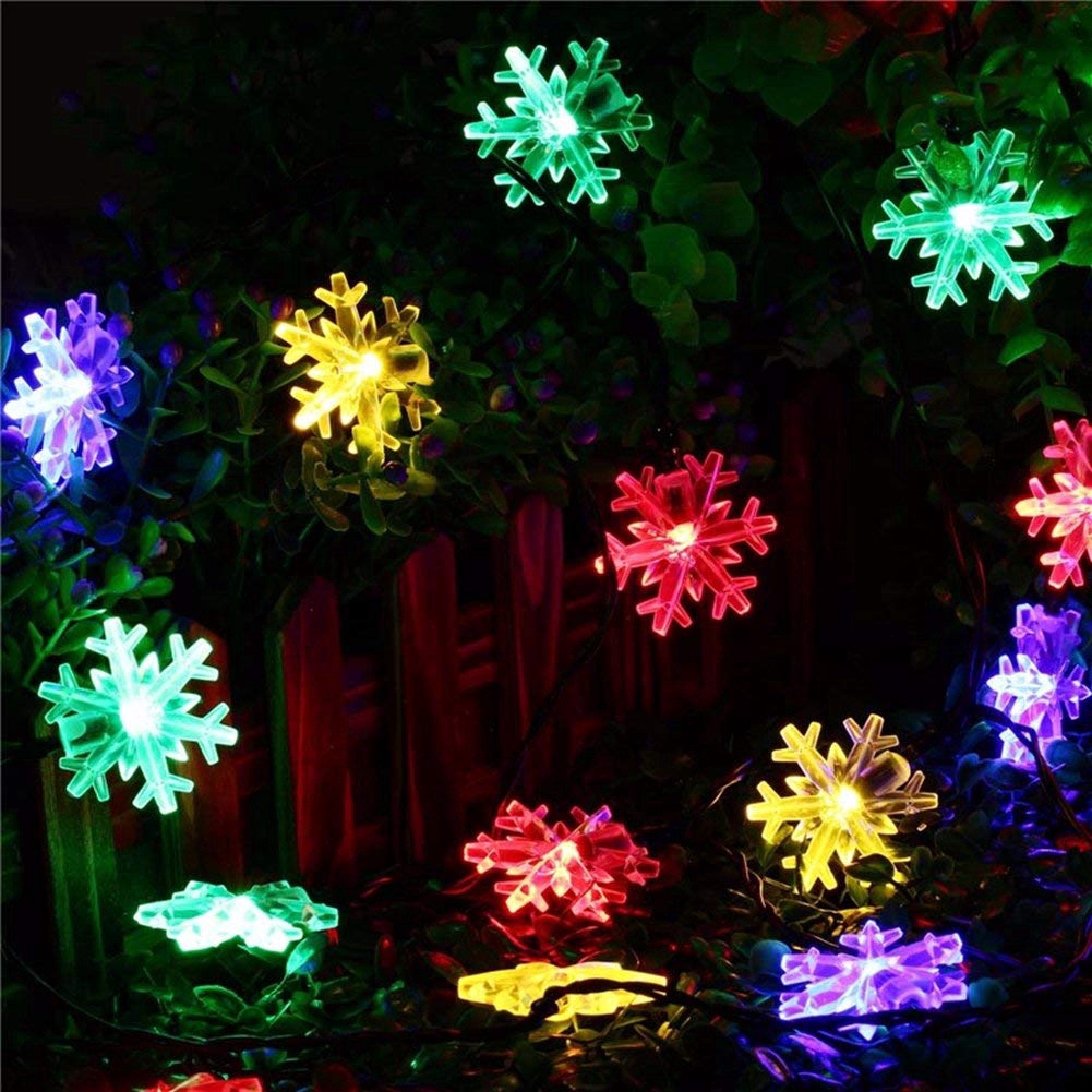 20 LED 2m Kepingan salju Peri String Lampu Hias/Dekorasi Untuk Jendela rumah Pernikahan hari Natal