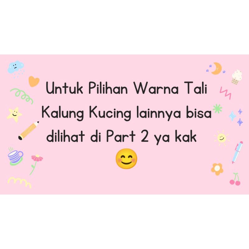 Part 1 Kalung Kucing Tali Prusik Murah