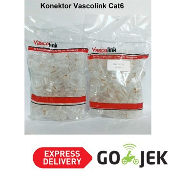 Vascolink Konektor RJ45 Cat6 50Pcs original