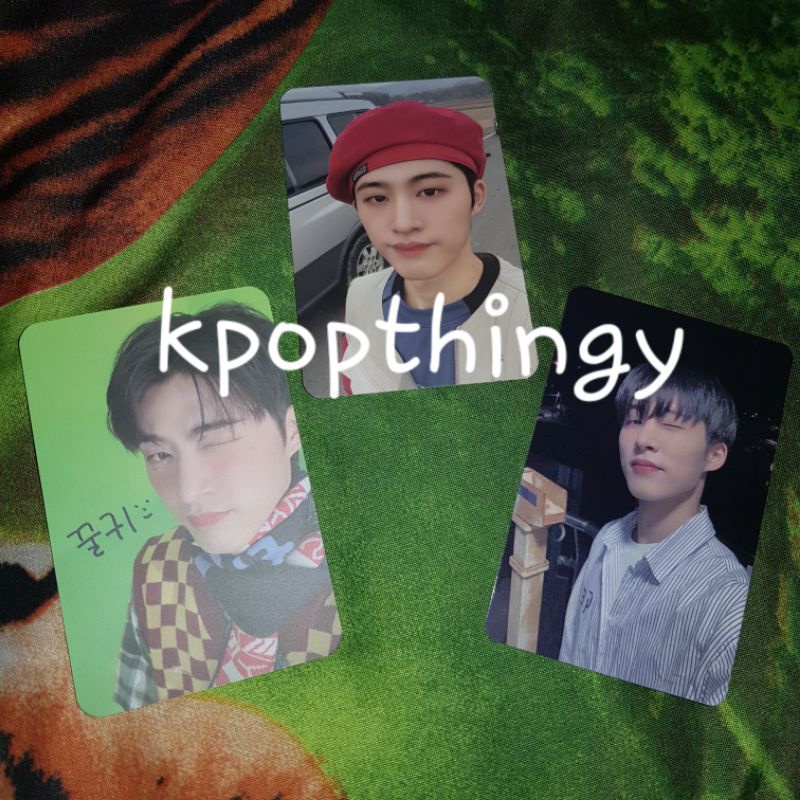 hanbin b.i pc photocard postcard waterfall seaside illa illa wink baret mkm