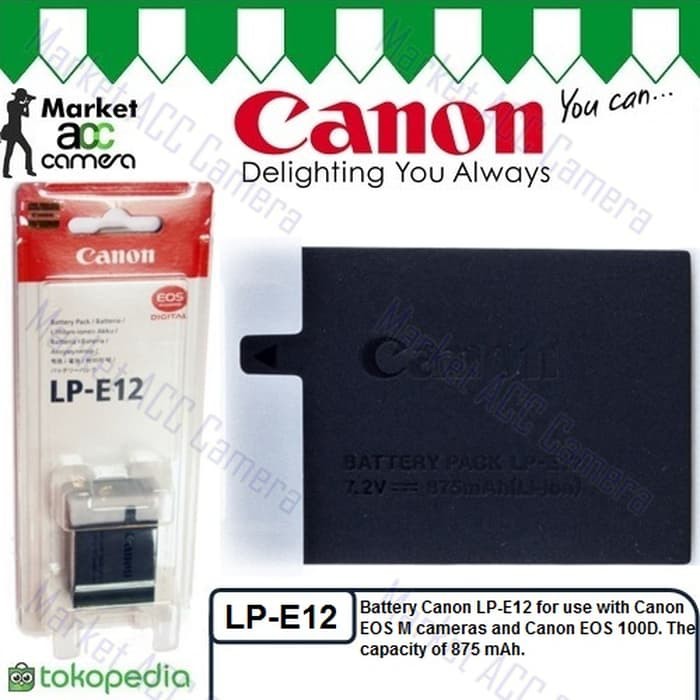 Battery Canon LP-E12 for EOS M100/M50
