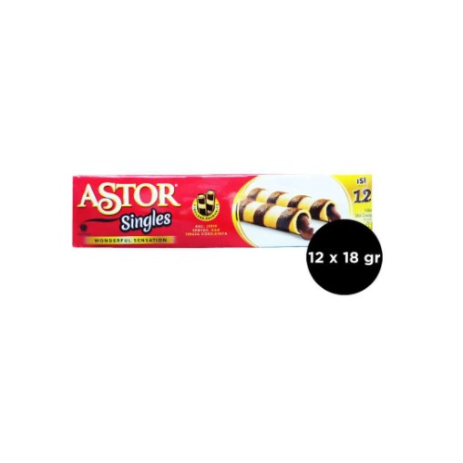 

ASTOR SINGLES WONDERFUL SENSATION CHOCOLATE ISI 20 X 15,5 GRAM 216 GRAM