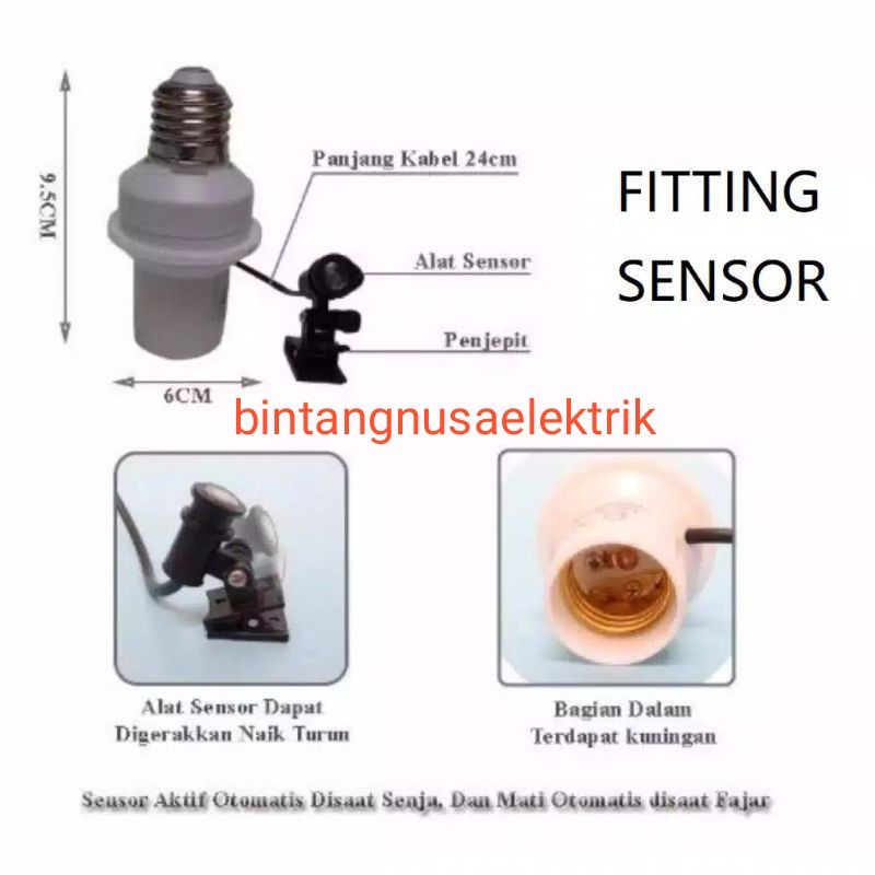 Yestar YT-212/ YL-212A/ Muxindo/ Xinbest Fiting Sensor/ Fitting Sensor/ Fiting Sensor Cahaya/ Fitting Sensor Cahaya/ Fiting Cahaya/ Fitting Cahaya/ Fiting Lampu Sensor Cahaya/ Fitting Lampu Sensor Cahaya/ Fiting Lampu Sensor Siang-Malam