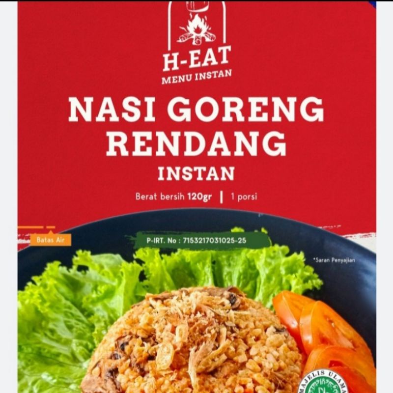

H-EAT Makanan Instan H EAT Makanan Gunung Nasi goreng rendang