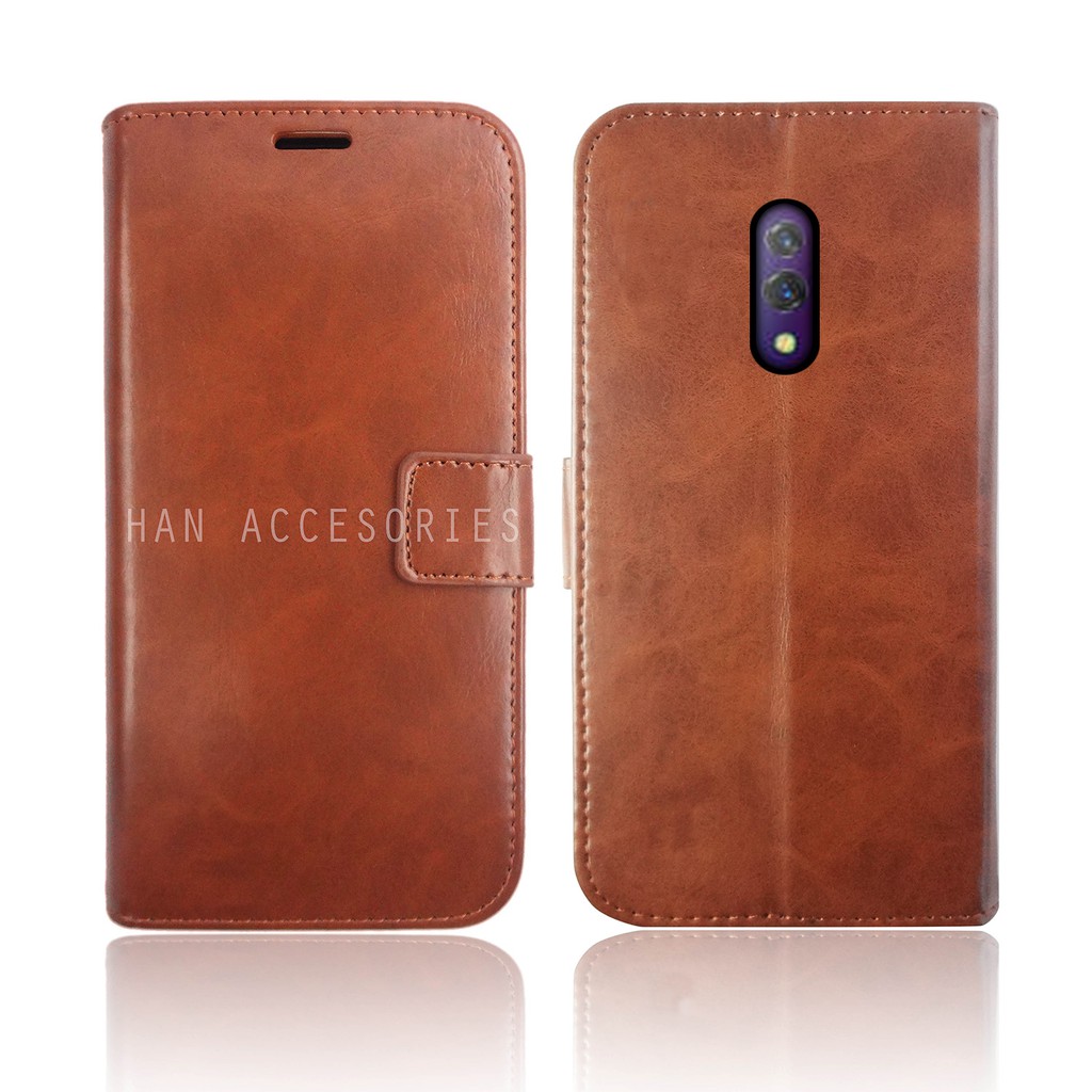 OPPO K3 / REALME X Original Fashion Selular Flip Leather Case - Flip Cover