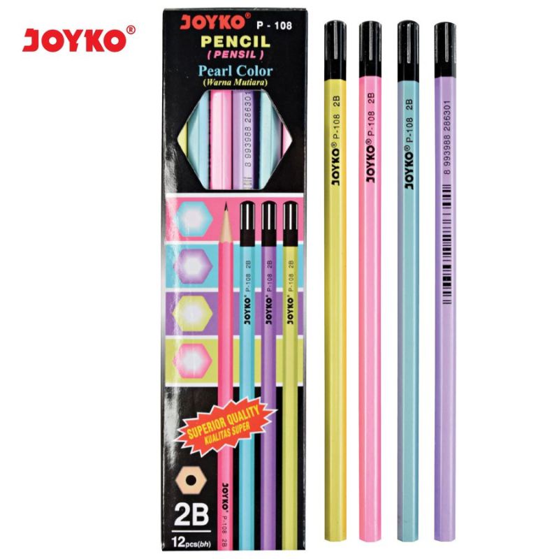 

Pensil 2B Joyko P-108 ( 1pak/12pcs )