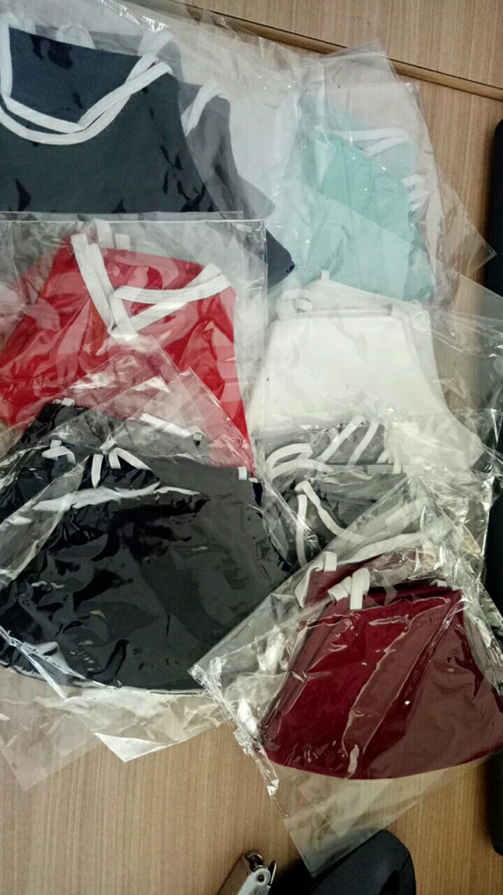 Masker Kain Lapis Ganda Nyaman Murah!!