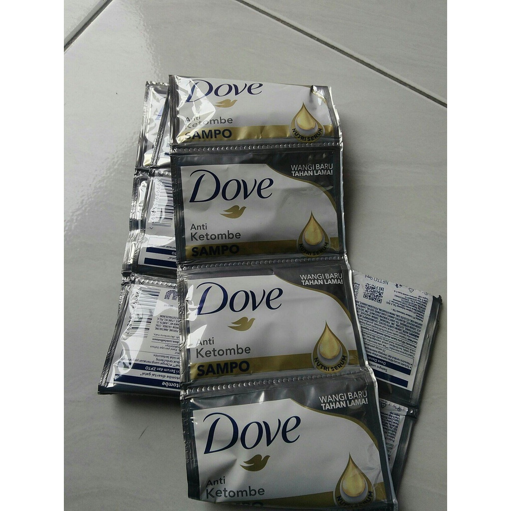 SHAMPO DOVE SACHET 9 ML - HARGA 1 SACHET