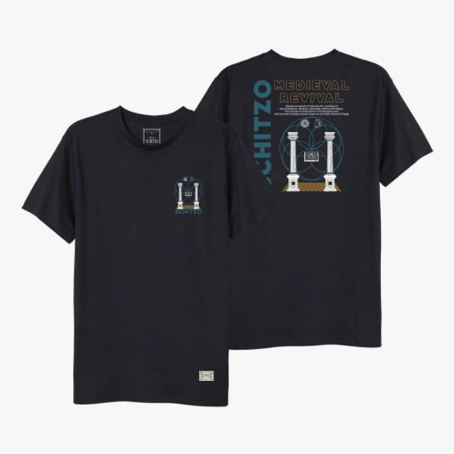 Medieval revival black- tshirt- kaos hitam- schitzo- schitzoland- schitzoapparel- tshirtdesign