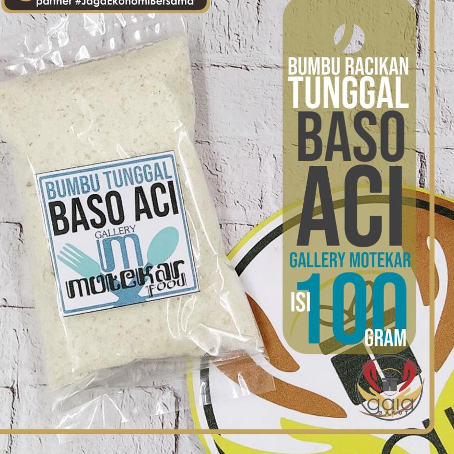 

[ SALE ] BUMBU TUNGGAL BASO ACI 100gr racikan untuk boci instan dan BISA GROSIR by GAIA