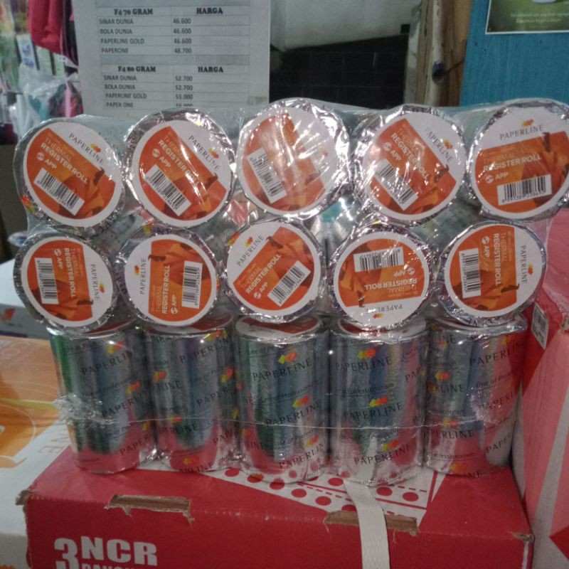 

Kertas Thermal 80 x 50 Paperline