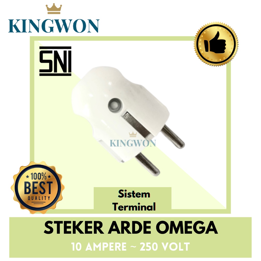 STEKER ARDE OMEGA PUTIH DEXICON