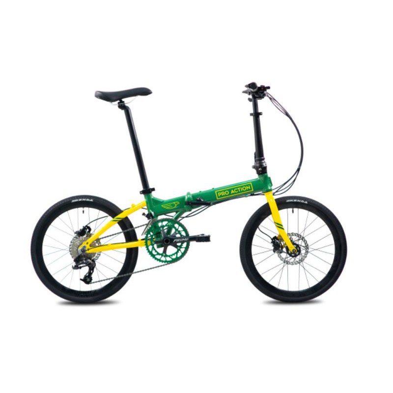 SEPEDA LIPAT PRO ACTION EAGLE MANTIS GREEN 20 INCH 2020