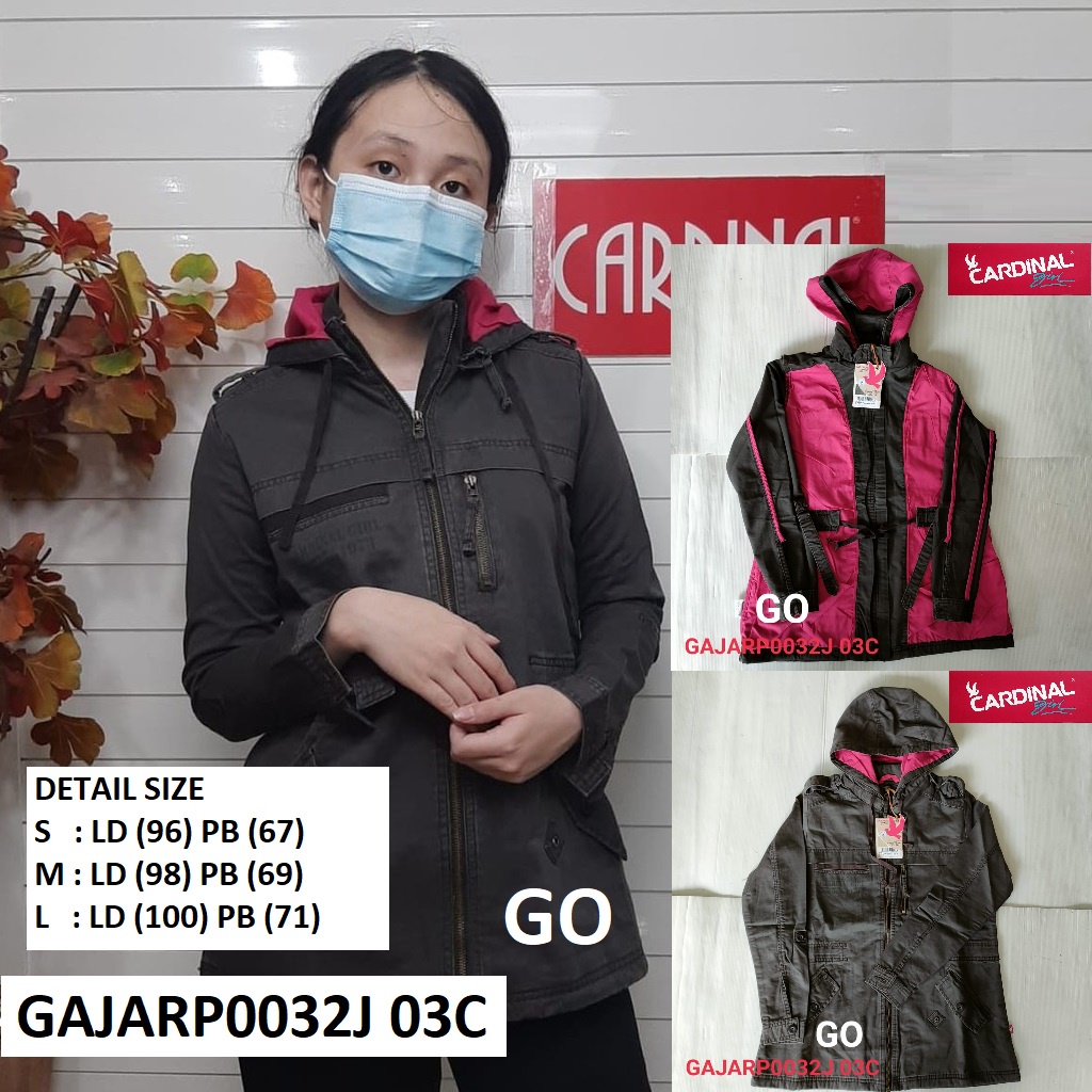 BB CARDINAL GIRL CP JAKET CEWEK Pakaian Wanita Outerwear Perempuan Jaket Sweater 100% Original!