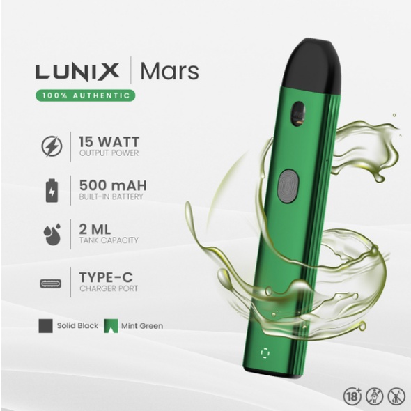 DEVICE LUNIX MARS POD KIT POD LUNIX MARS DEVICE 520MAH 15W AUTHENTIC