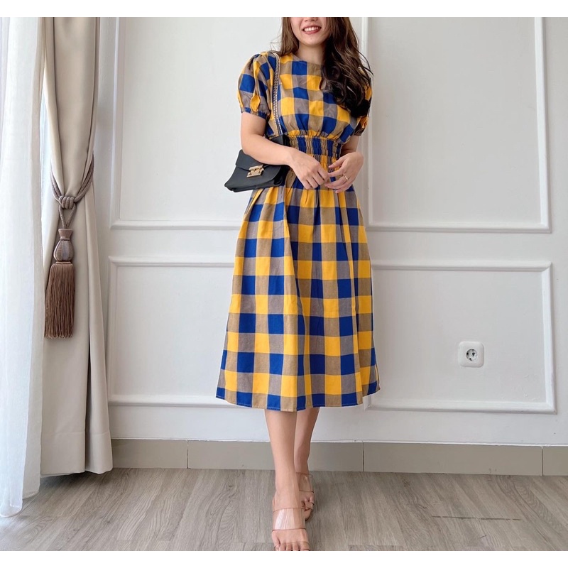 HERFIT jisso dress kotak / 8963