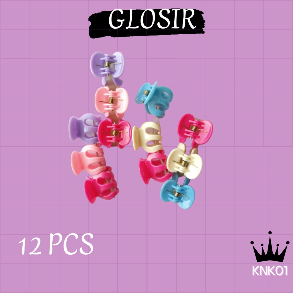 GROSIR Jedai Rambut Mini Lusinan 12 Pcs