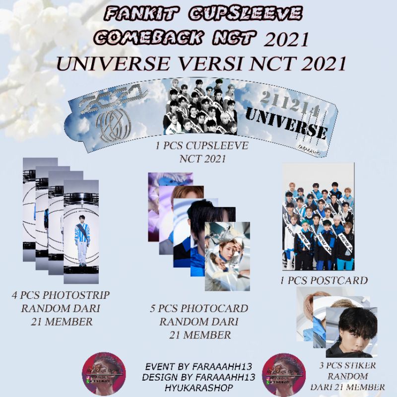 NCT 2021 ~~ UNIVERSE VERSI NCT 2021 FANKIT CUSPLEEVE UNIVERSE