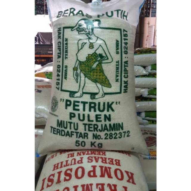 

Beras petruk pandan wangi pulen 50kg