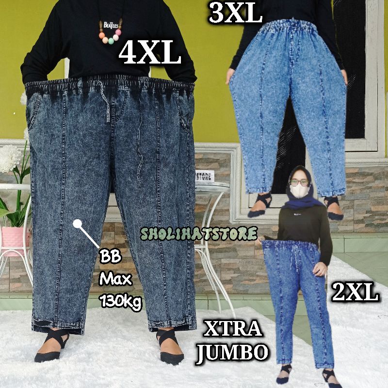 BAGGY PANTS JEANS SNOW WANITA BIG SIZE BB 70KG BB 100KG BB 130KG / BAGGY PANTS SANDWASH JEANS WANITA JUMBO / BAGGY JEANS SNOW SUPER JUMBO / CELANA JEANS WANITA SANDWASH UKURAN JUMBO SAMPAI SUPER JUMBO / BAGGY JEANS SNOW PREMIUM HIGT WAIST / SHOLIHATSTORE