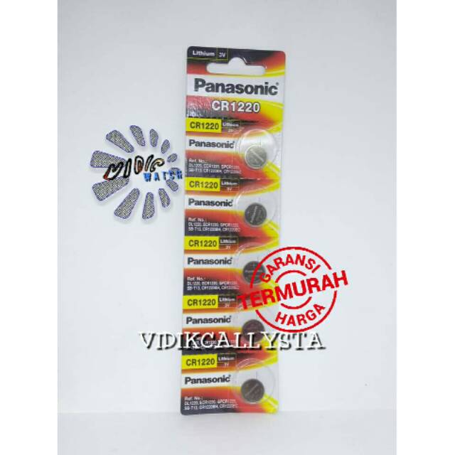 CR1220 BATERAI JAM TANGAN PANASONIC CR1220 CR-1220 CR 1220 ORIGINAL