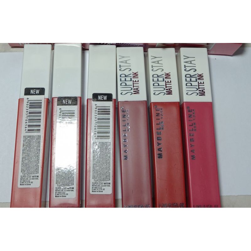 PROMO PER6PCS  LIP MATTE SUPER STAY MATTE SEXY LIPS INK MAYBELLINE NO.OH-1818