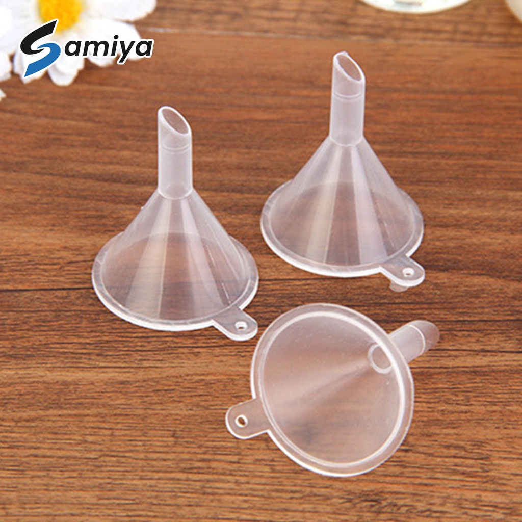 small perfume oil funnel plastic / corong plastik penuang botol minyak parfum serbaguna